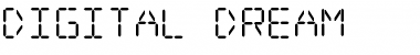 Download Digital dream Regular Font Title Preview