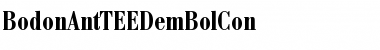 Download BodonAntTEEDemBolCon Regular Font Title Preview