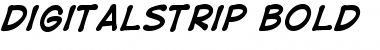 Download DigitalStrip Bold Font Title Preview