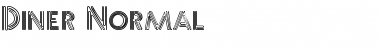 Download Diner Normal Font Title Preview