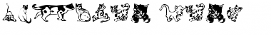 Download Dingbat Cats 2 Normal Font Title Preview