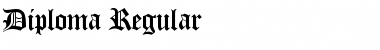 Download Diploma Regular Font Title Preview