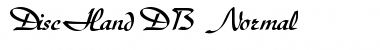Download DiscHandDB Normal Font Title Preview