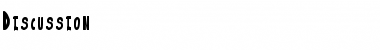Download Discussion Regular Font Title Preview