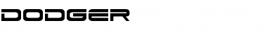 Download Dodger Regular Font Title Preview