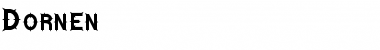 Download Dornen Regular Font Title Preview