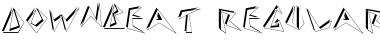 Download Downbeat Regular Font Title Preview