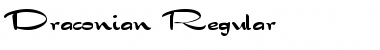 Download Draconian Regular Font Title Preview