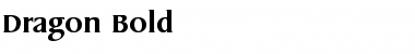 Download Dragon Bold Font Title Preview