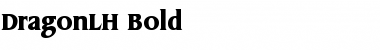 Download DragonLH Bold Font Title Preview