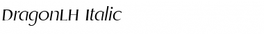 Download DragonLH Italic Font Title Preview