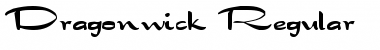 Download Dragonwick Regular Font Title Preview