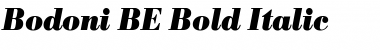Download Bodoni BE Italic Font Title Preview