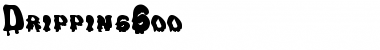 Download DrippingGoo Regular Font Title Preview