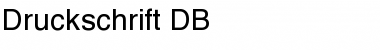 Download Druckschrift DB Normal Font Title Preview