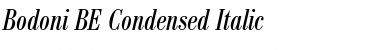 Download Bodoni BE Italic Font Title Preview