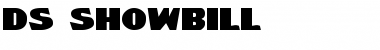 Download DS ShowBill Regular Font Title Preview