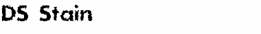 Download DS Stain Regular Font Title Preview