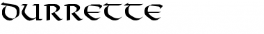 Download Durrette Regular Font Title Preview