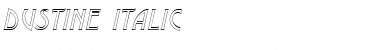 Download Dustine Italic Font Title Preview