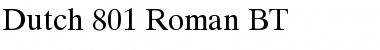 Download Dutch801 Rm BT Roman Font