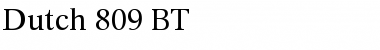 Download Dutch809 BT Roman Font Title Preview
