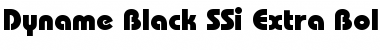 Download Dyname Black SSi Extra Bold Font Title Preview