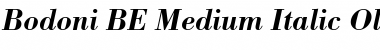 Download Bodoni BE ItalicBold Font Title Preview