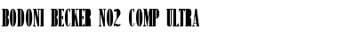 Download Bodoni Becker No2 Comp Ultra Regular Font Title Preview