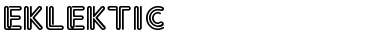 Download Eklektic Regular Font Title Preview