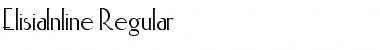 Download ElisiaInline Regular Font Title Preview