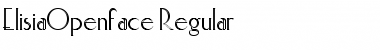 Download ElisiaOpenface Regular Font Title Preview
