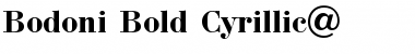 Download Bodoni Bold Cyrillic@ Font