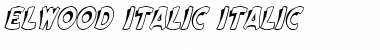 Download Elwood-Italic Italic Font Title Preview