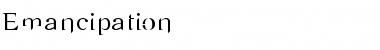Download Emancipation Light Font Title Preview