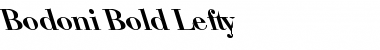 Download Bodoni-Bold Lefty Regular Font Title Preview