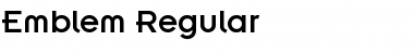 Download Emblem Regular Font Title Preview