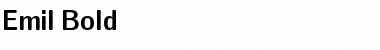 Download Emil Bold Font Title Preview