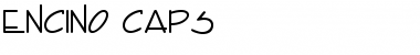 Download Encino Caps Regular Font Title Preview