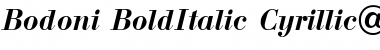 Download Bodoni BoldItalic Cyrillic@ Font