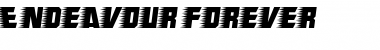 Download Endeavour forever Regular Font Title Preview