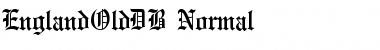 Download EnglandOldDB Normal Font Title Preview