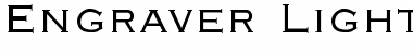 Download Engraver Light Font Title Preview