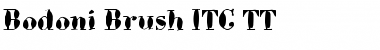 Download Bodoni Brush ITC TT Regular Font Title Preview