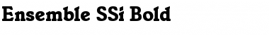 Download Ensemble SSi Bold Font Title Preview