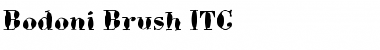 Download Bodoni Brush ITC Regular Font Title Preview