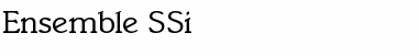 Download Ensemble SSi Regular Font Title Preview