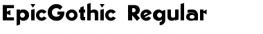 Download EpicGothic Regular Font Title Preview