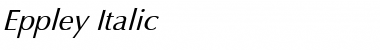 Download Eppley Italic Font Title Preview