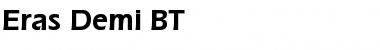 Download Eras Bk BT Demi Font Title Preview